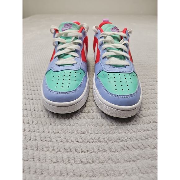 Nike Shoes Youth Size 5.5 Court Borough Low Recraft Cobalt Bliss Sneaker - Picture 3 of 10